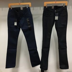NWT BLEULAB Reversible Jegging denim jean stretch